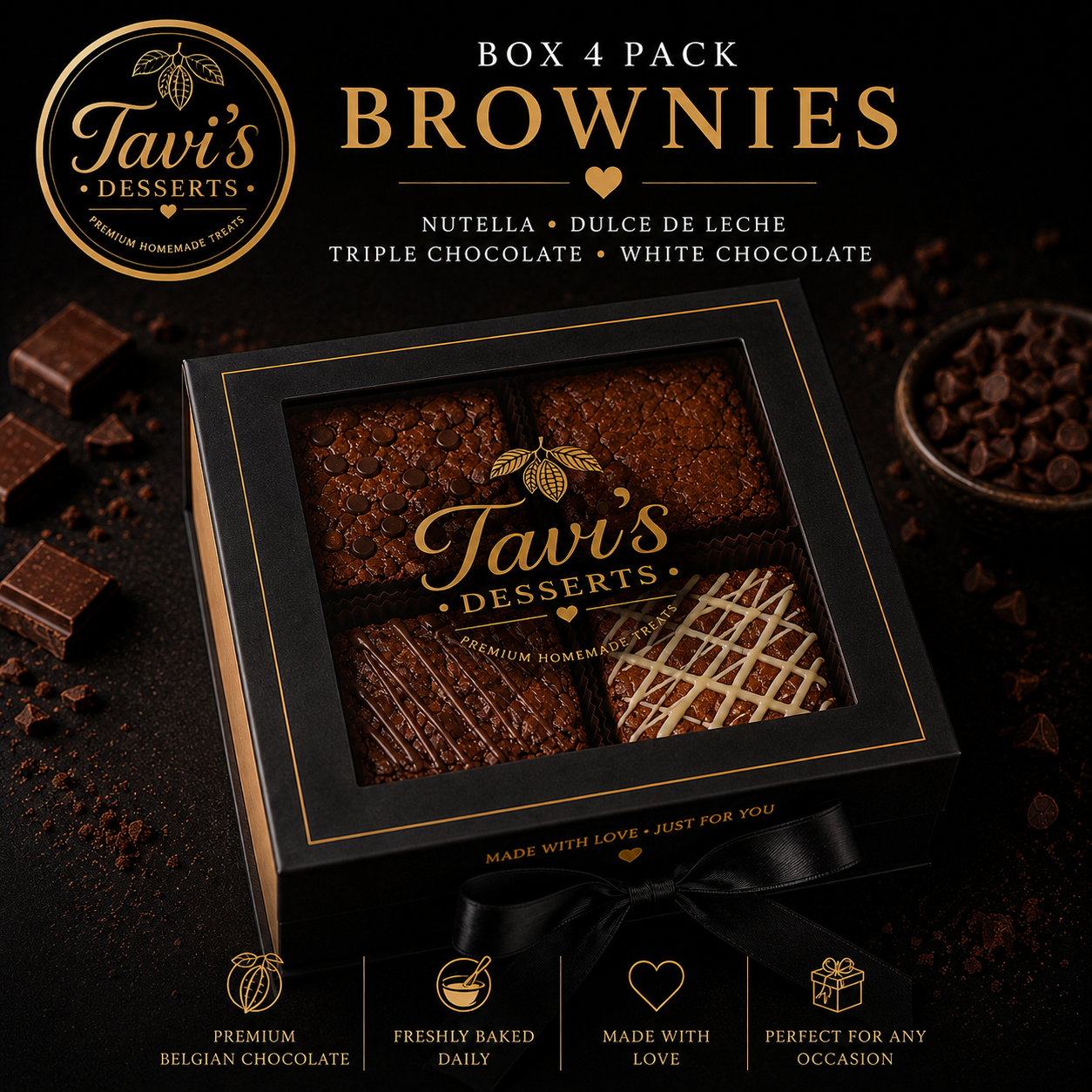 Signature Brownie Box (4 pack)